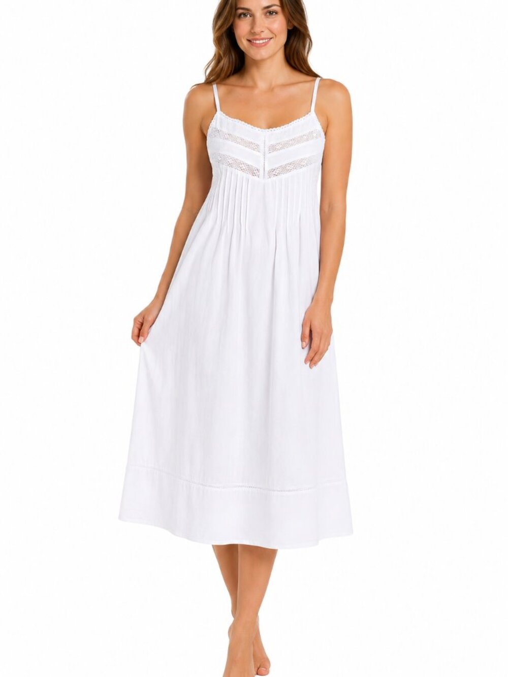 Special livphotographer - Taleen 100% Cotton Embroidered Nightgown (1 XL & 1 SM)